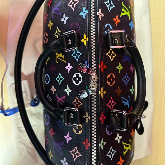 Louis Vuitton x Murakami Speedy Soft 30 Black - Picture 15 of 16